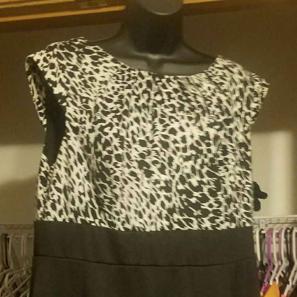 Black and white dress
